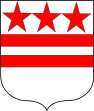 Coat of arms of George Washington.