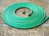 A garden hose.